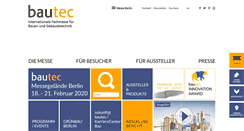 Desktop Screenshot of bautec.com