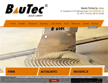 Tablet Screenshot of bautec.pl